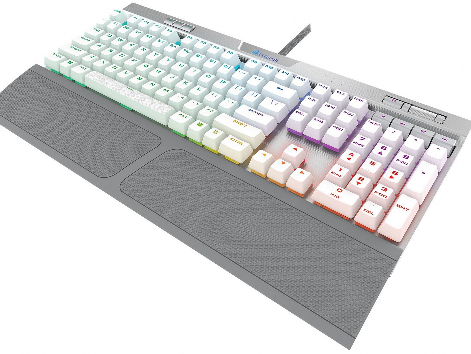 電競鍵盤 K70 RGB MK.2 SE 純白電競新星！開箱實測