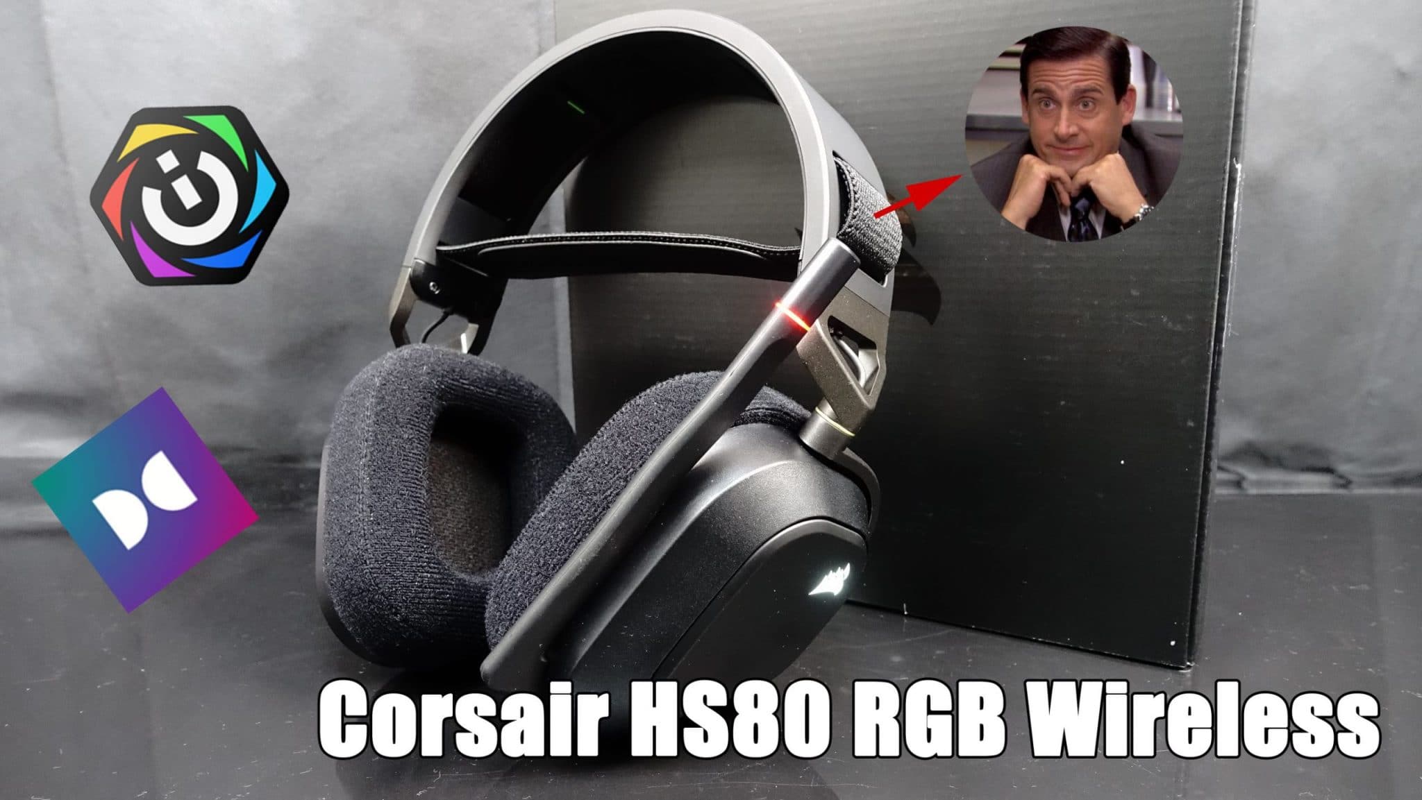CORSAIR HS80 RGB 外型