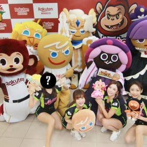 圖3-5月13日薑餅人王國主題日，勇敢餅乾及樂天女孩邀你一起來看球！
