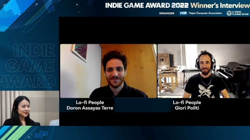 圖1：TGS將自即日起推出Indie-Game-Award-2022得獎團隊專訪系列，最精彩的專訪影片請見YouTube頻道Taipei-Game-Show。-1