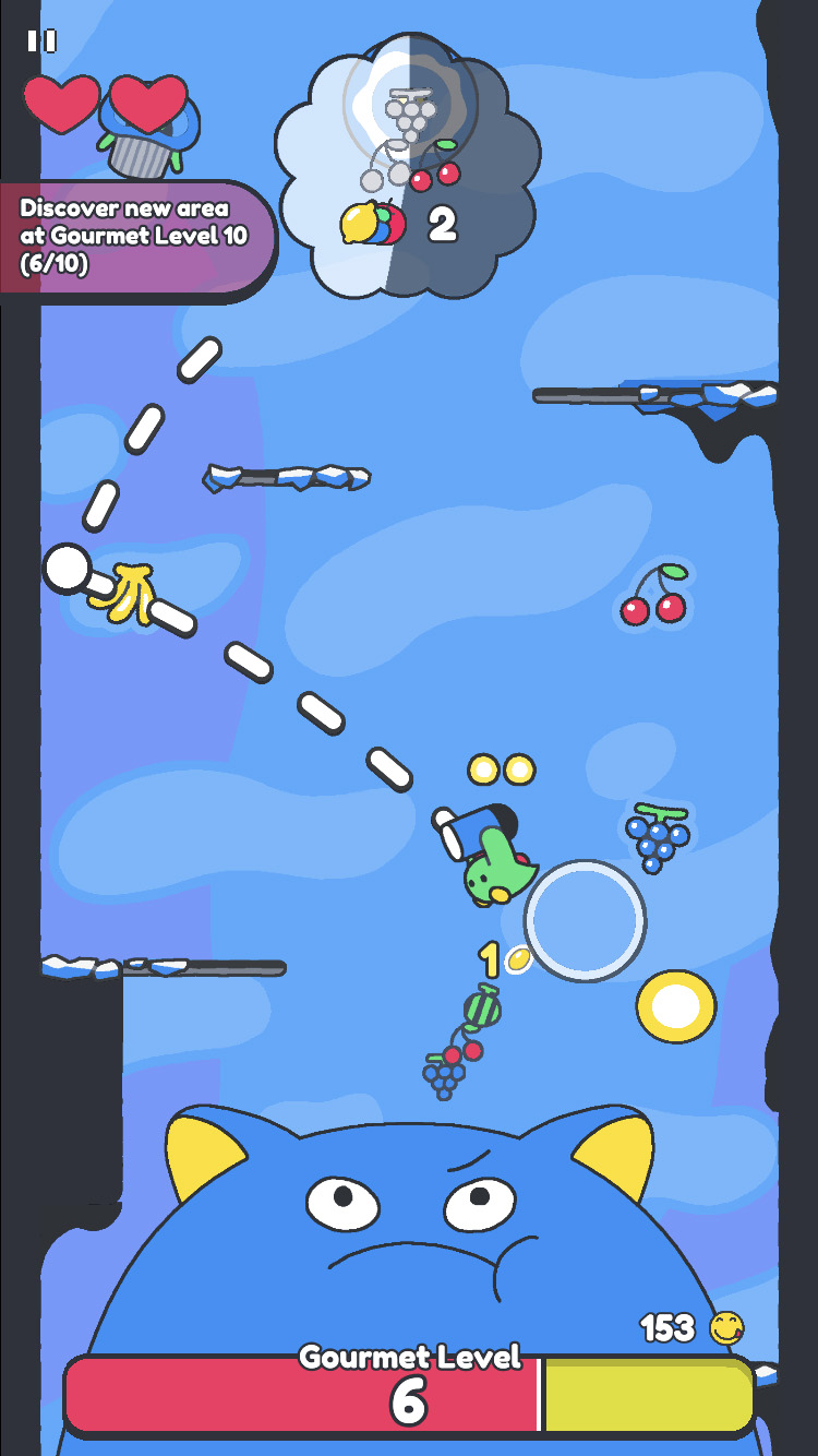 《砰比（Poinpy）》由-Downwell-團隊開發製作，是一款色彩鮮豔豐富的攀爬遊戲