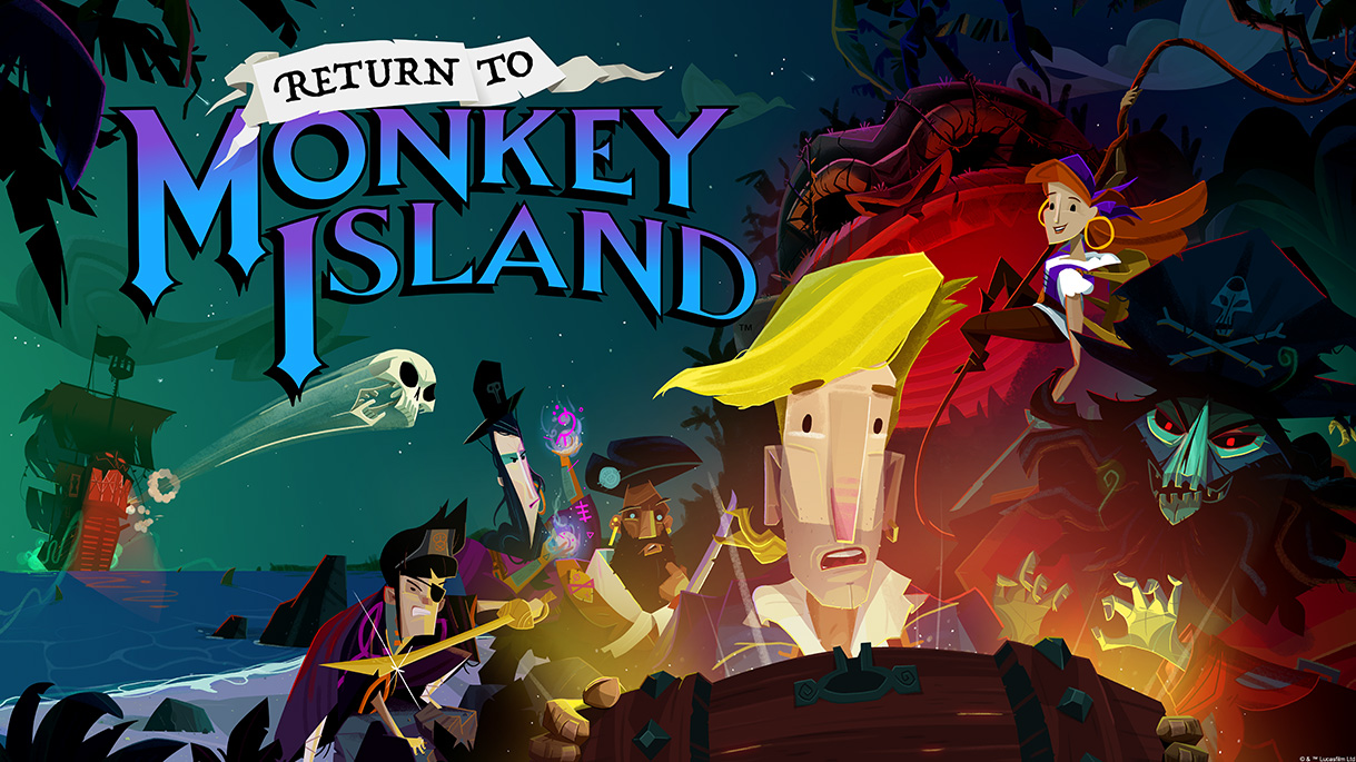 猴島小英雄系列新作《重返猴島-Return-to-Monkey-Island》實玩影片於任天堂直面會中首度公開