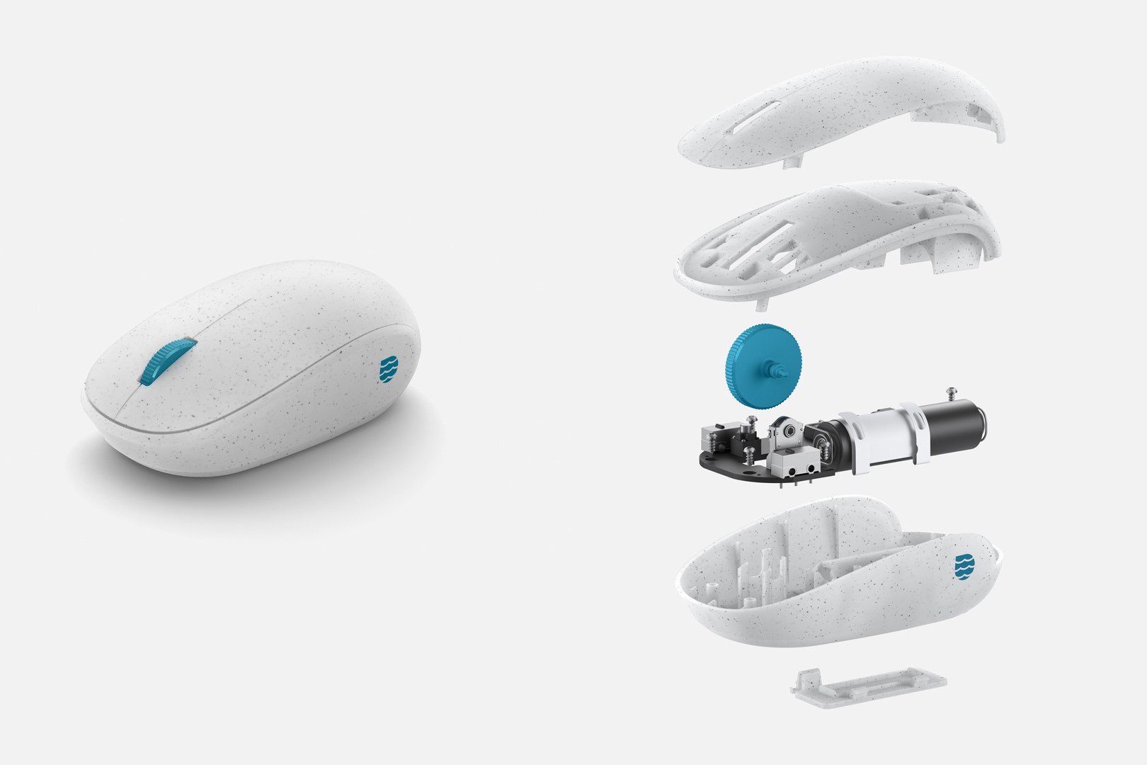 微軟海洋滑鼠可透過藍牙連接，還可自訂按鍵及滾輪的功能，為日常或工作使用再創效率高峰