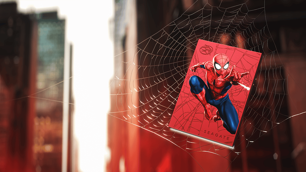 Seagate-全新-Spider-Man-FireCuda-外接硬碟伴您飛身穿越巷弄，打擊犯罪！