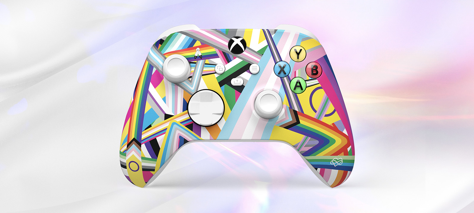 Xbox-Design-Lab-也提供多款獨家設計的無線控制器讓玩家選購，包含-LGBTQIA-群體旗幟交織而成的特別款式