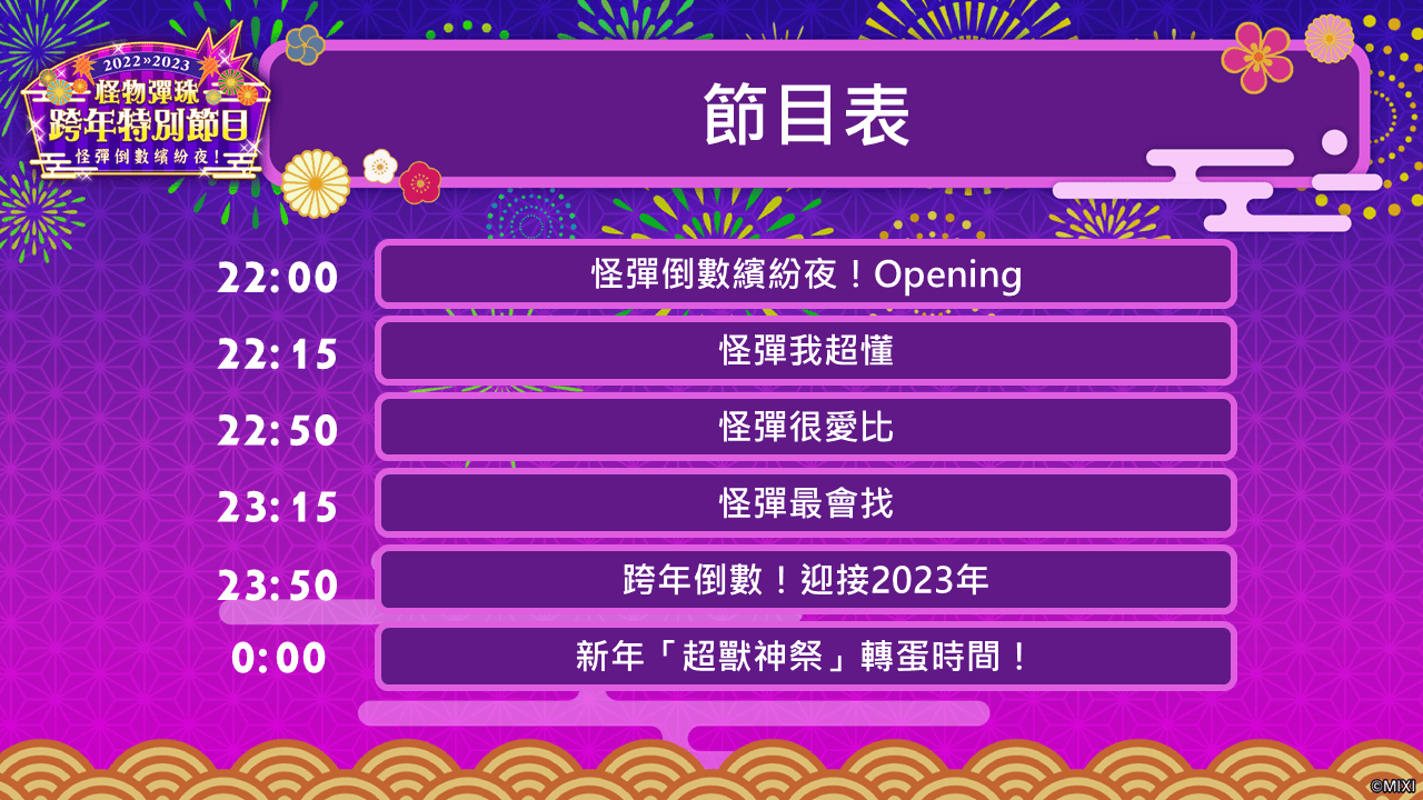 圖片7-《怪物彈珠》怪彈倒數繽紛夜節目表-直播互動有機會獲得寶珠！