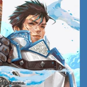 圖片五-《天堂M》騎士瓶身設計以藍、銀色調搭配巨劍元素-展現勇猛形象