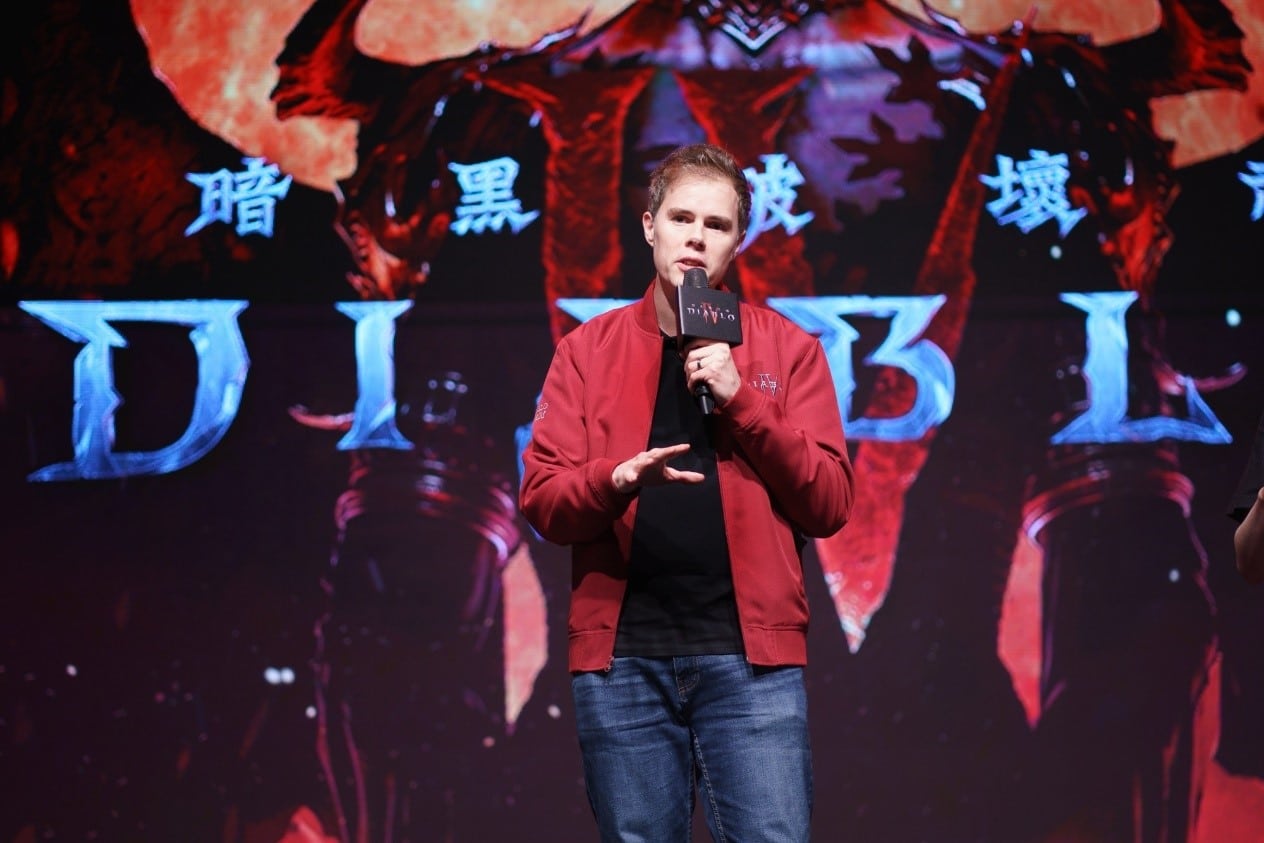 《暗黑破壞神-IV》遊戲總監Joe-Shely特別在上市前夕到台灣參與上市活動並感謝玩家的支持