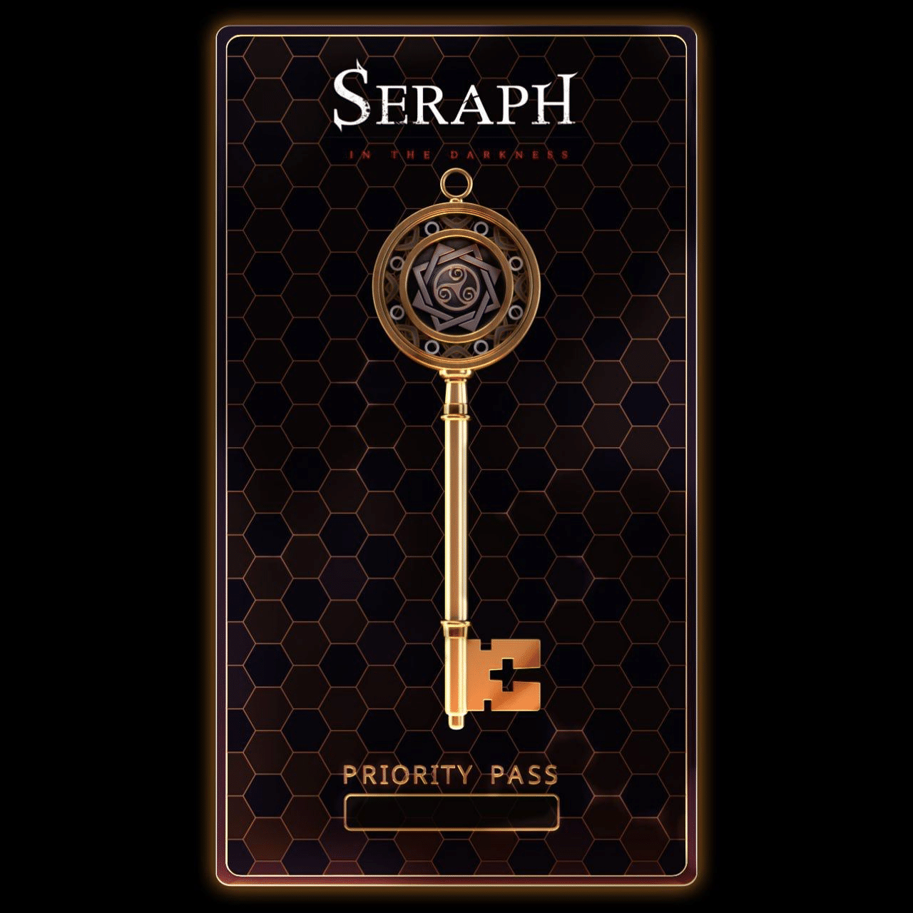 ＃圖06：「SERAPH特權卡」外觀是一把鑰匙的模樣，十分獨特