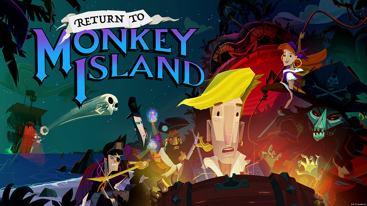出海的號角響起啦！《重返猴島-Return-to-Monkey-Island》將在7月27日正式登上手機平台，預先登錄火熱開放中
