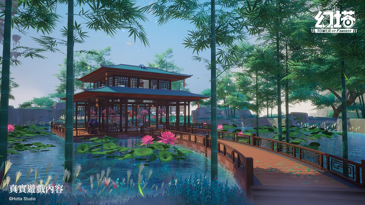 【PIC_09】建於湖上的青竹苑，環境清幽。
