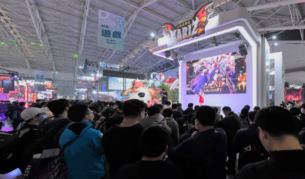 圖2：今年初的台北國際電玩展吸引30萬人次入場