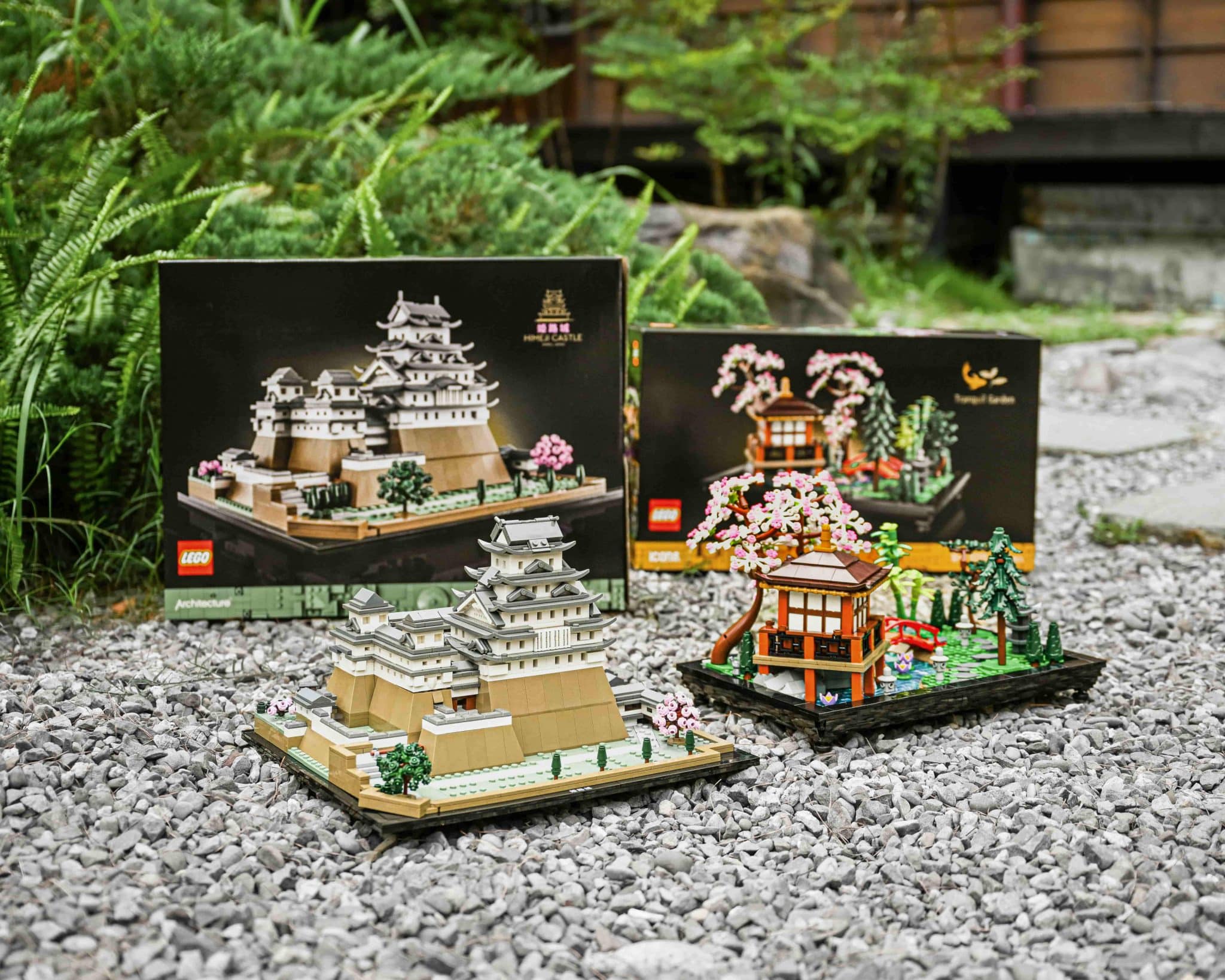 樂高建築系列新品「姬路城」與ICONS系列新品「寧靜庭園」壯麗登場-邀請玩家漫步在日本