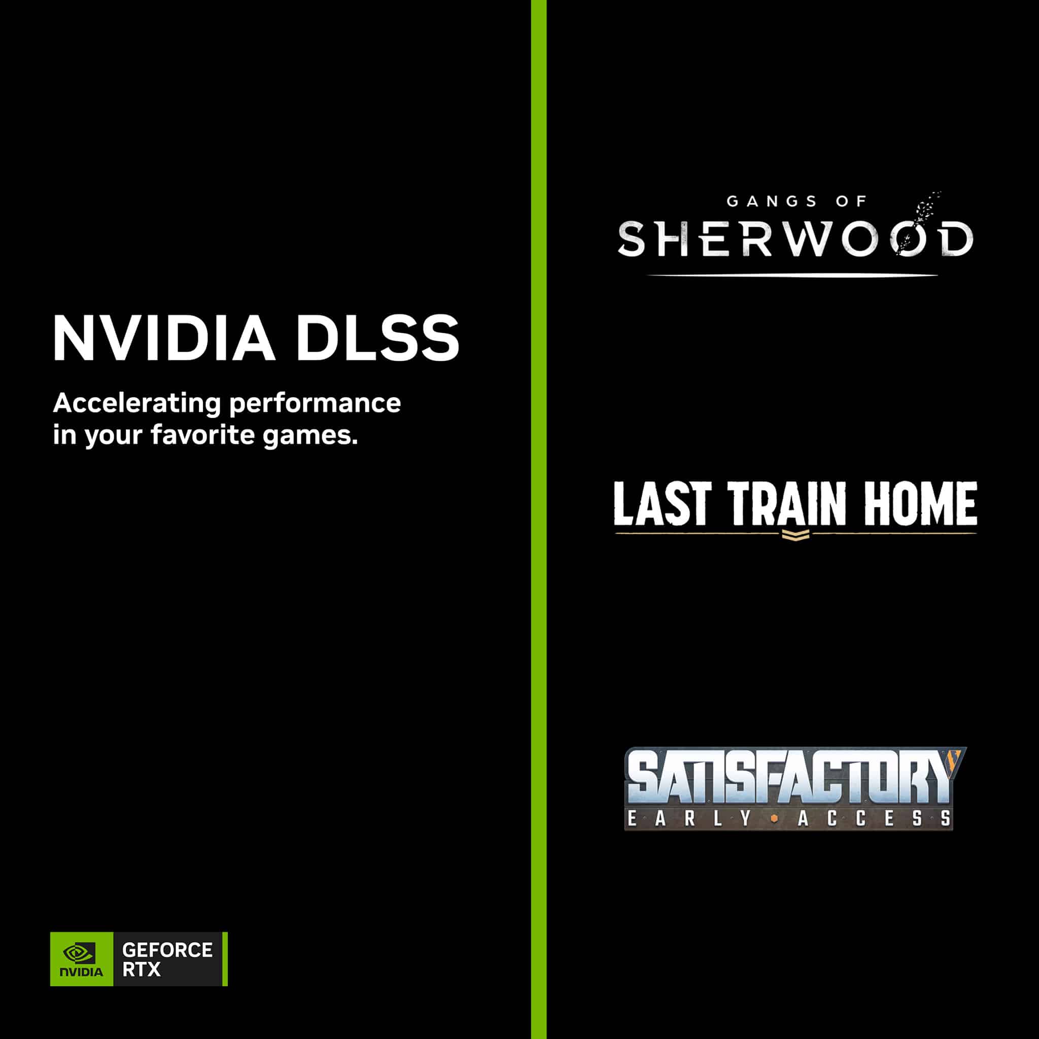 【NVIDIA-新聞照片一】《Gangs-of-Sherwood》、《返家末班車》和《滿意》3款遊戲將在本周支援DLSS。