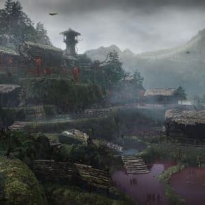 9-1_水畔荒村