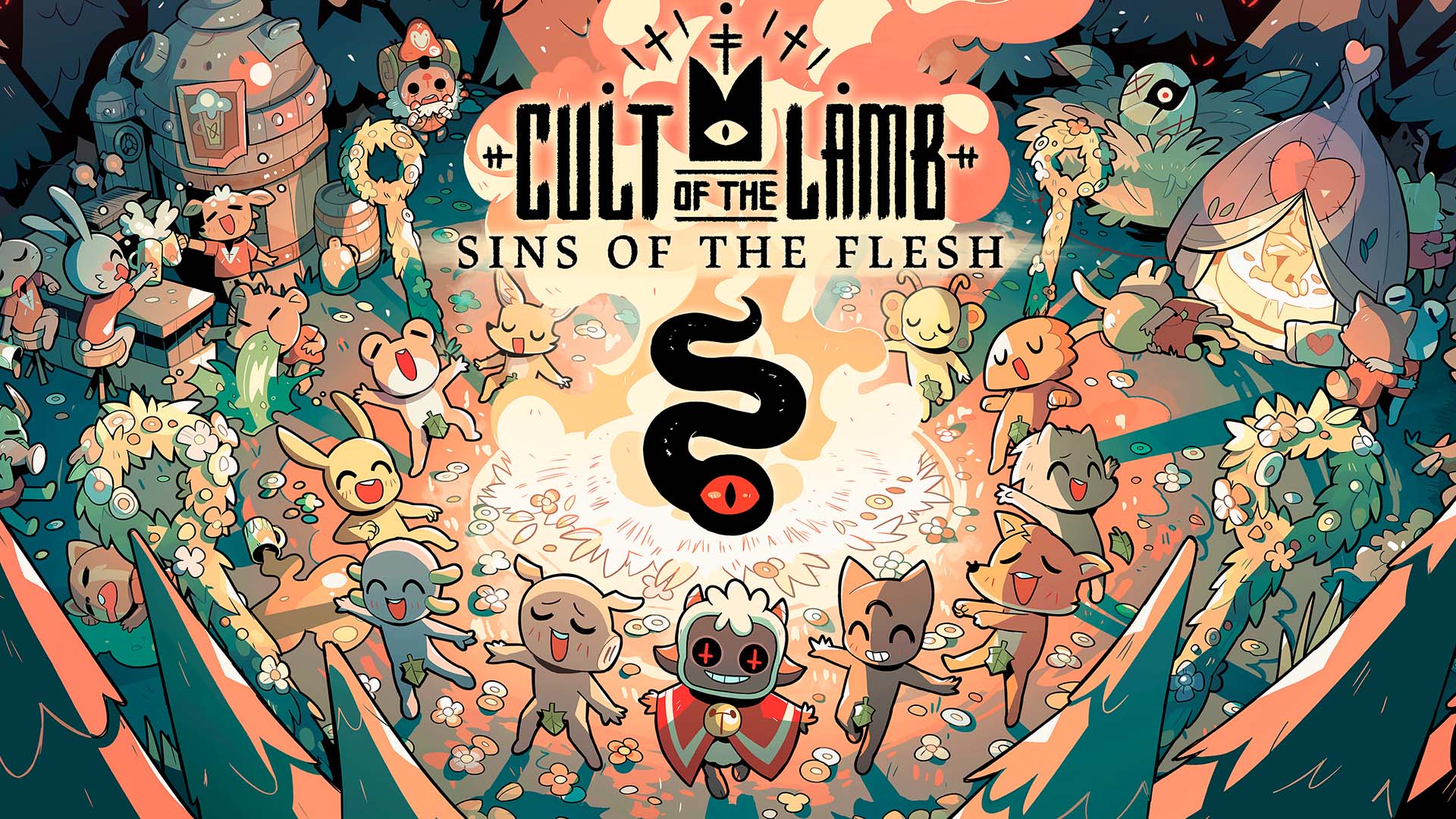 最萌邪教養成《進擊羔羊傳說-Cult-of-the-Lamb》0117更新上線　全球銷量突破-350-萬份，限時六折特價狂賀