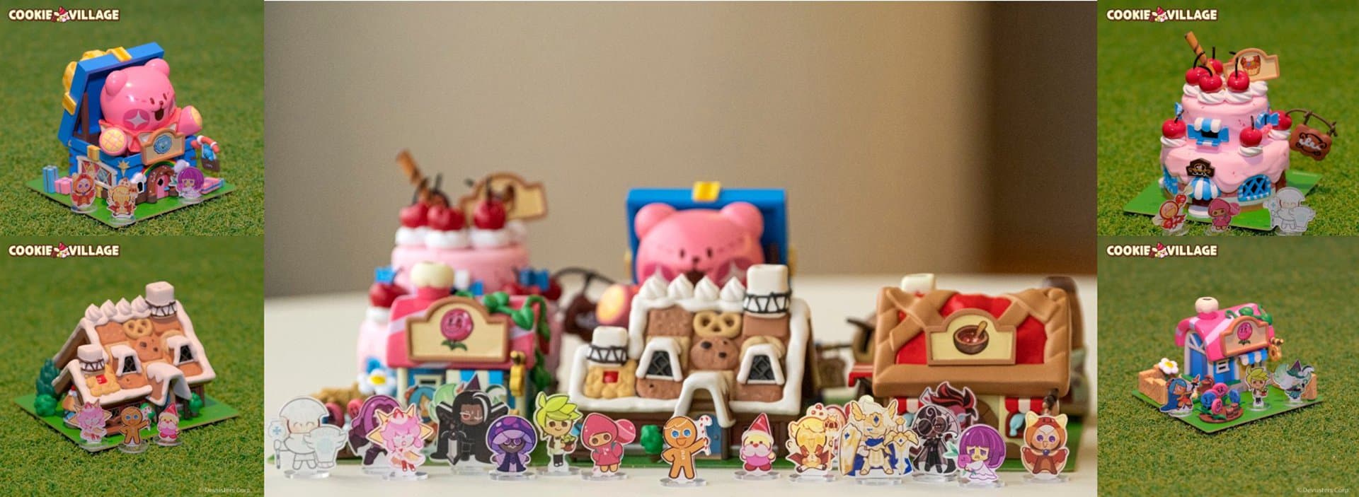 圖05：六款造型不同的「CookieRun餅乾村系列」盲盒，限量販售。