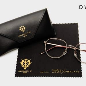 凡購買聯名系列皆附有《OWNDAYS-X-機動戰士鋼彈系列之吉翁公國》專屬聯名眼鏡盒