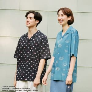 男女適穿-吉卜力工作室-印花開領襯衫短袖-_NT990_情境圖