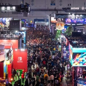 圖2：今年初的台北國際電玩展吸引36萬人次入場