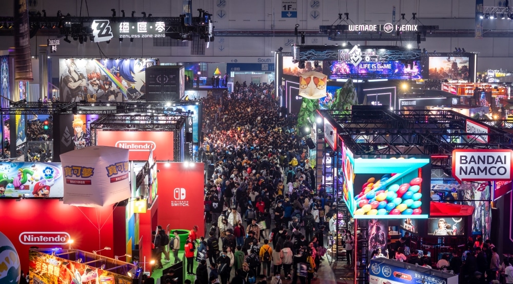圖2：今年初的台北國際電玩展吸引36萬人次入場