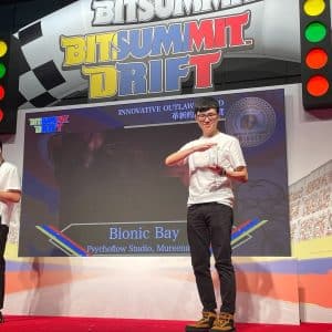 圖4：心流遊戲《Bionic-Bay：換影循跡》獲得「創新反叛獎（INNOVATIVE-OUTLAW-AWARD）」及媒體特別賞