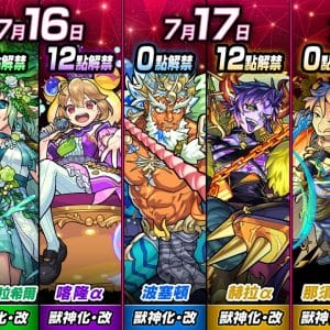 圖片四-即日起連續四天每隔12小時都會有角色的「真獸神化」或「獸神化-改」形態解放！