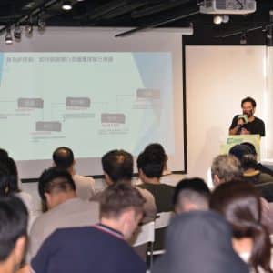 圖7：台灣角色品牌授權協會創辦人暨九藏喵窩執行長陳仲君