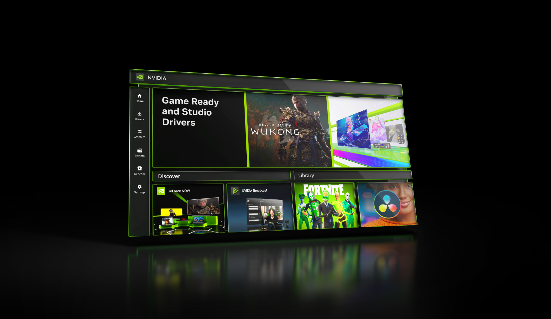 【NVIDIA新聞照片1】NVIDIA-app都能提供最新的GeForce-Game-Ready-與NVIDIA-Studio驅動程式，讓使用者輕鬆將PC維持在最新的狀態