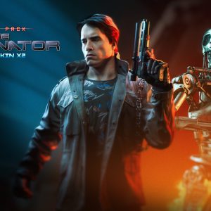 「曳光彈組合包：魔鬼終結者」包含人類外觀的「T-800」和生化人「鈦核心」兩個究極造型
