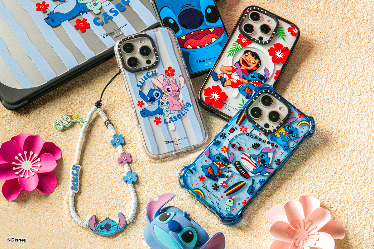 圖1.-Disney-星際寶貝-CASETiFY-聯名系列靈感源自夏威夷的熱情與活力，首度攜手迪士尼《星際寶貝：史迪奇》推聯名系列
