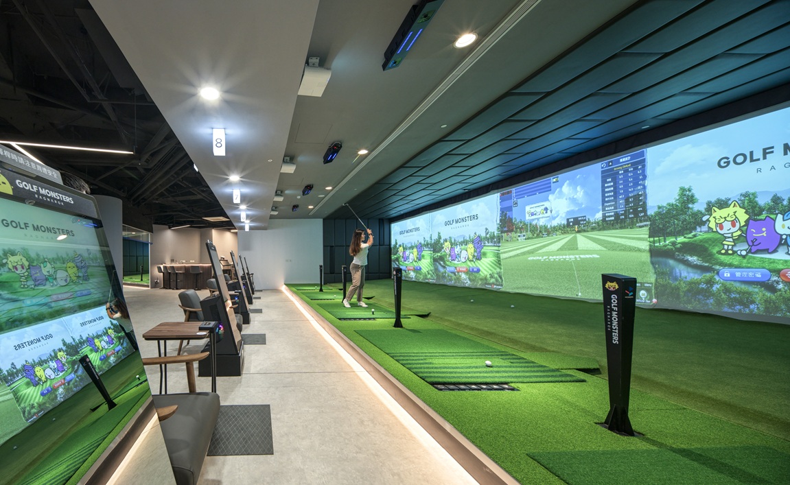 圖02：全新沉浸式實體娛樂空間『GOLF-MONSTERS』將以不同型態接觸消費者。