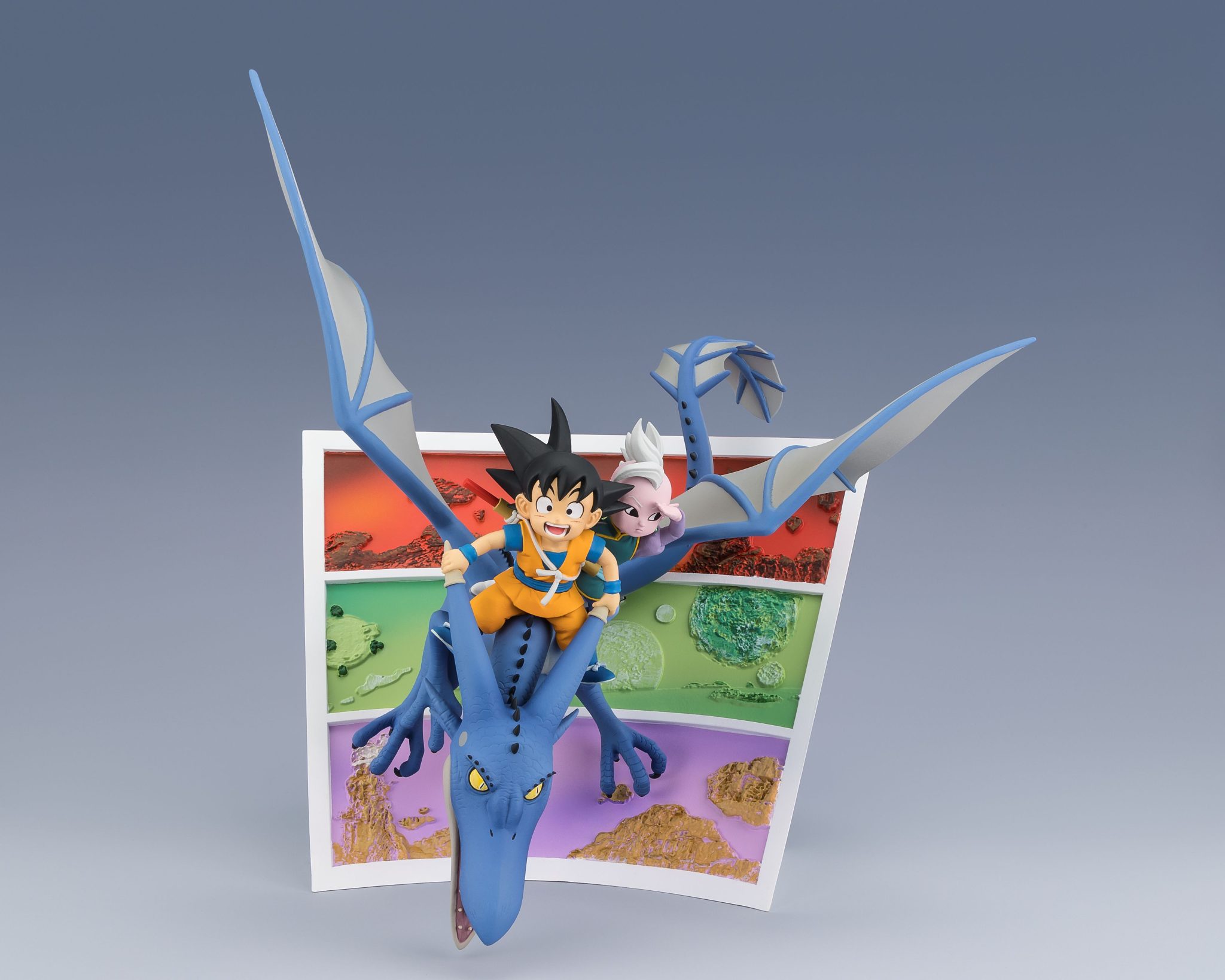 圖說：FiguartsZERO-孫悟空（迷你）＆界王神（迷你）-歡迎加入大冒險-。