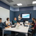 Google 圖五：Google 在台灣揭幕全新辦公室，打造總部外最大 AI 基礎建設硬體研發中心，圖為辦公室會議空間。