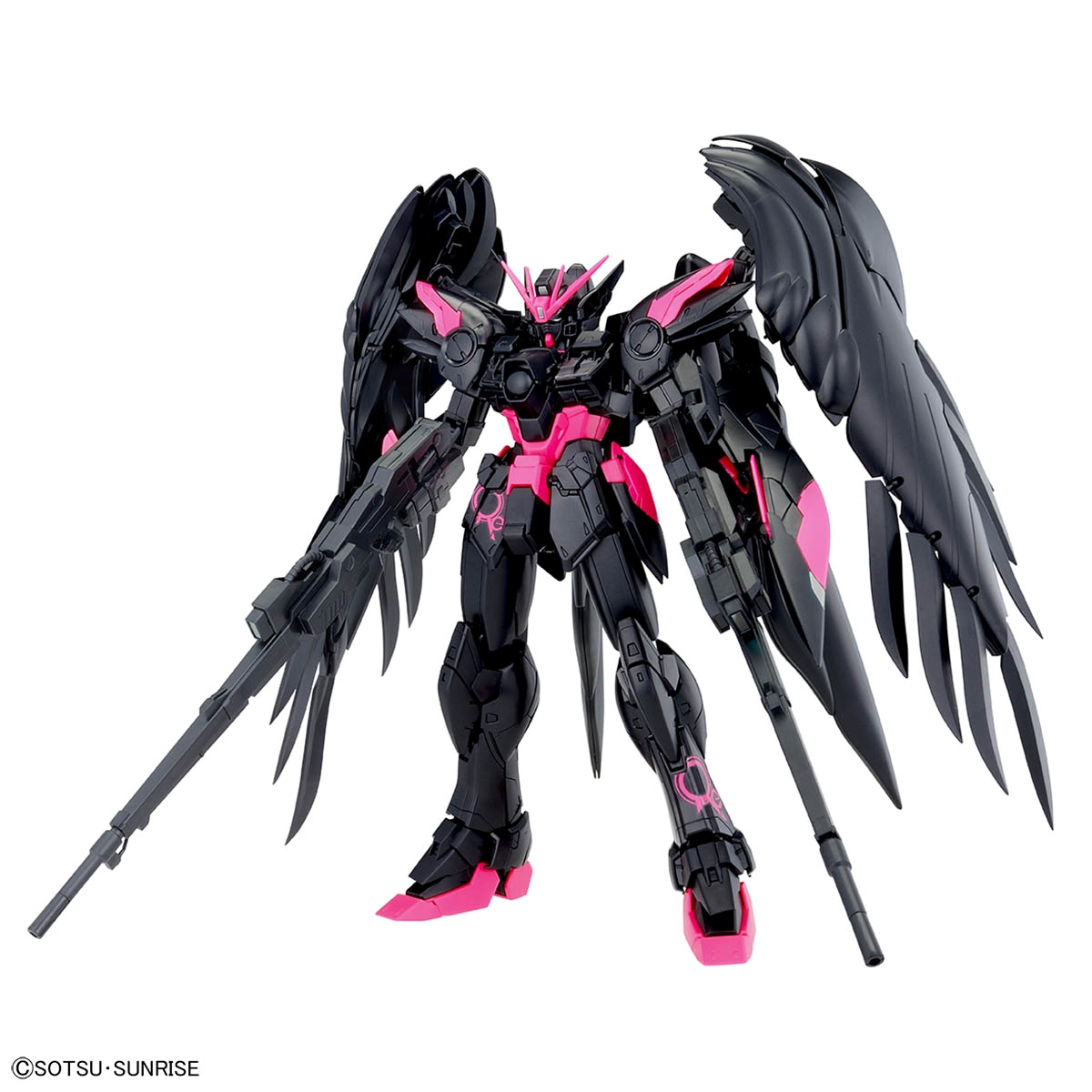 (4)【圖說】MG 1／100 飛翼鋼彈零式EW Ver.ka [再生循環配色_霓虹粉]，售價新台幣1,920元。