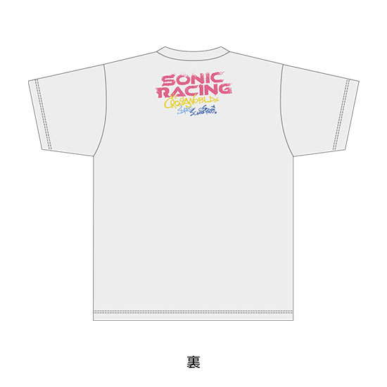 《索尼克賽車 交叉世界》T恤_背面示意圖