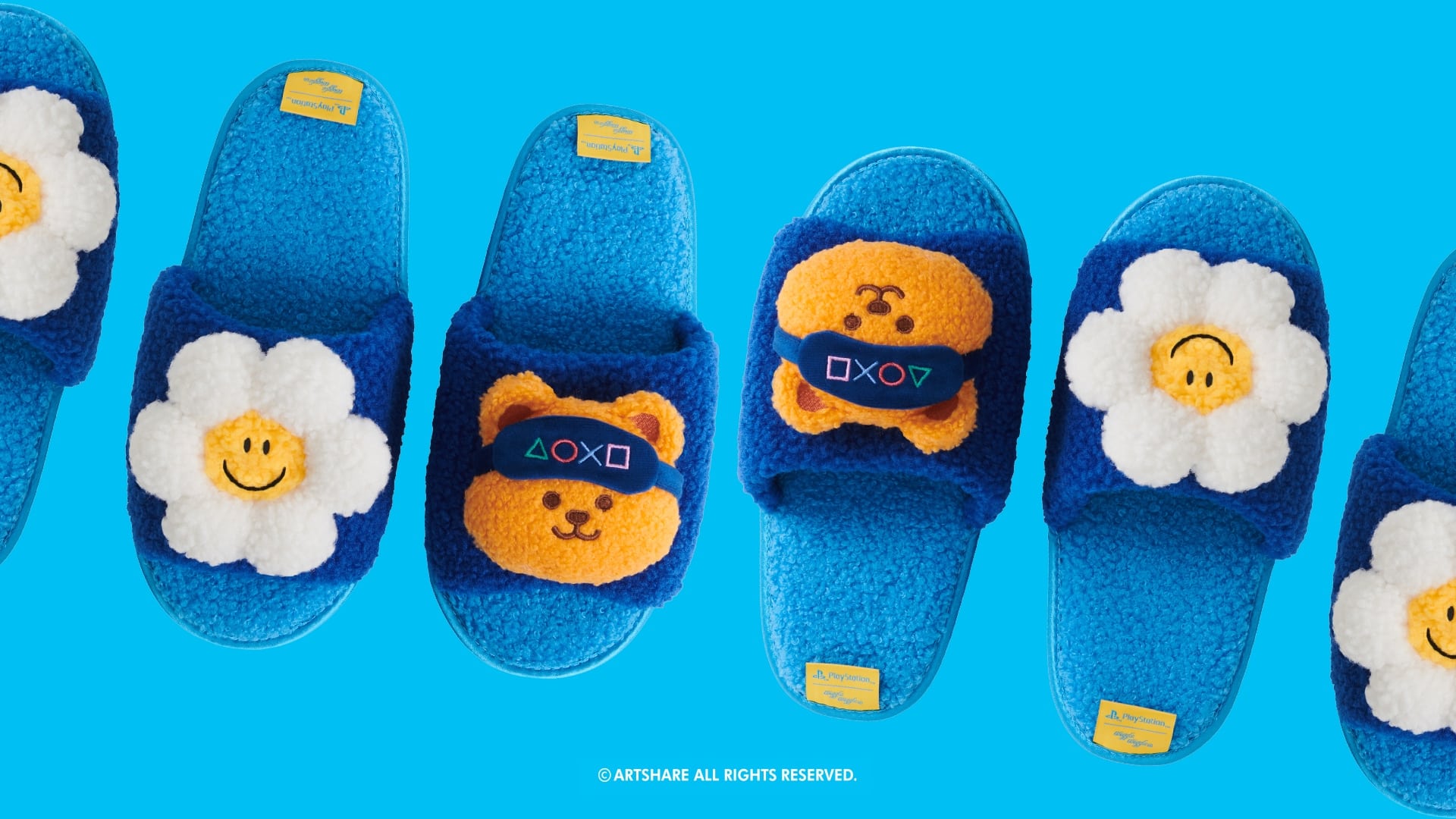 (圖五) 現場有機會獲得首度亮相的PlayStation x Wiggle Wiggle聯名商品—可水洗室內拖