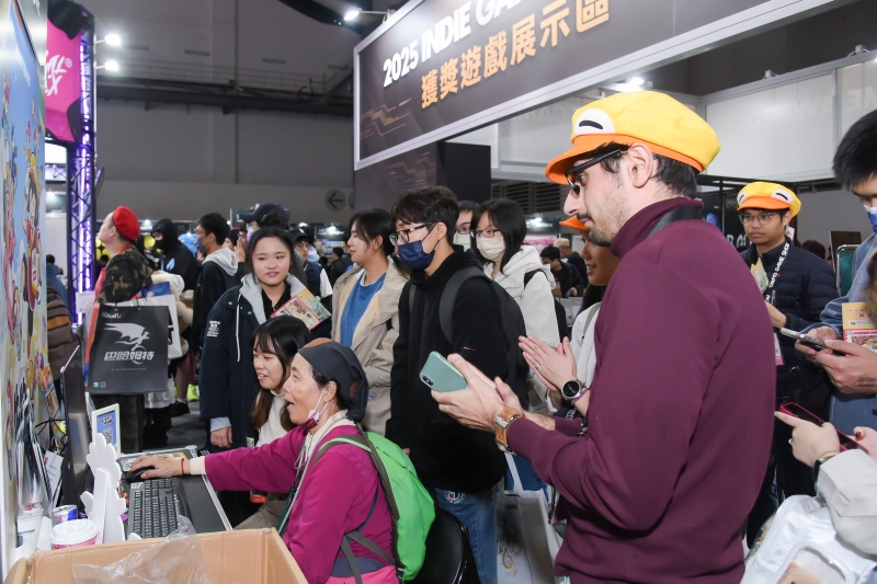 資料照片：2025台北國際電玩展Indie House獨立遊戲專區-1