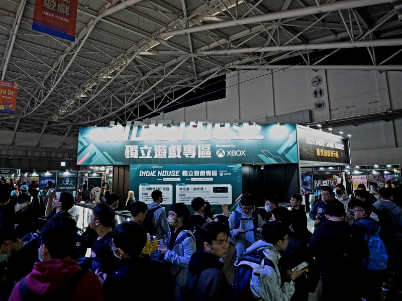 資料照片：2025台北國際電玩展Indie House獨立遊戲專區-2
