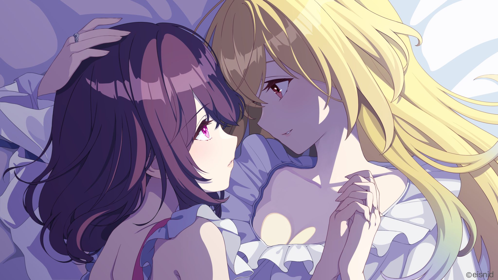 ゲームスチル_商標付二人寝る2025_0406