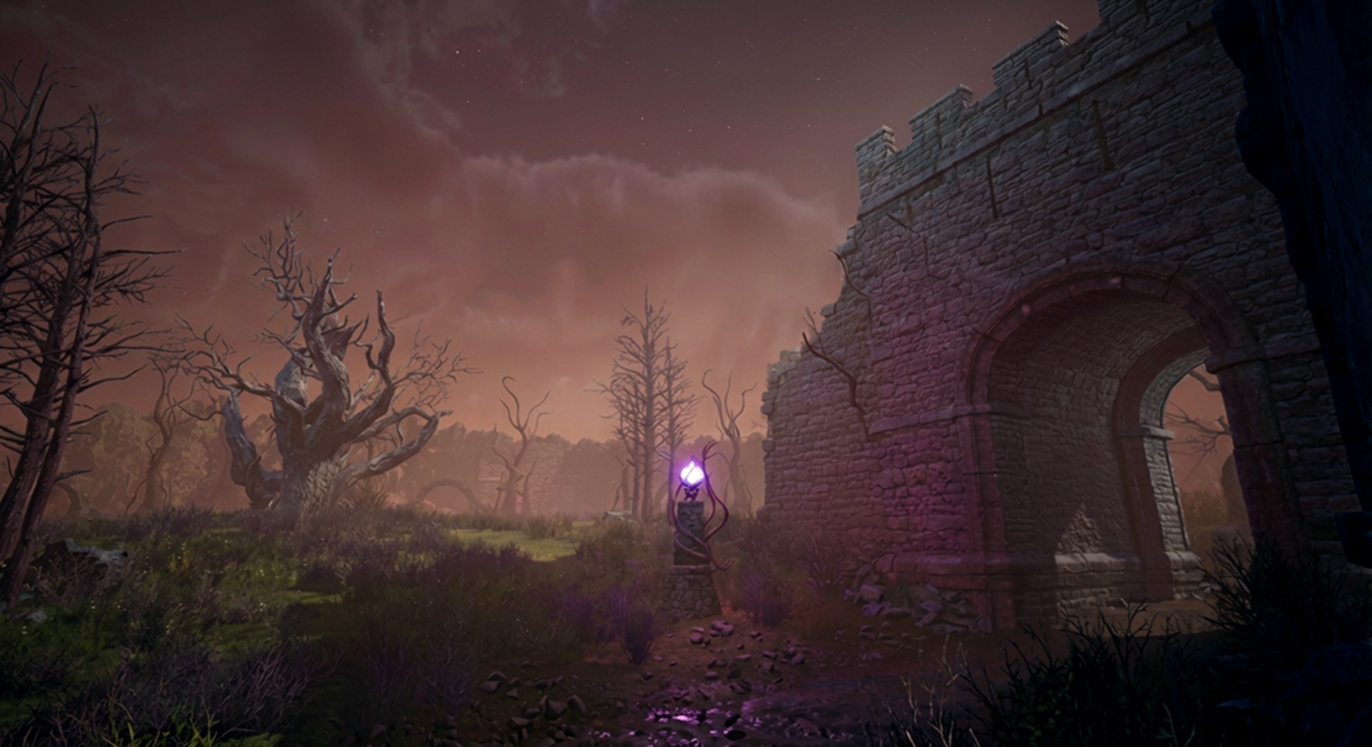 新增的全新狩獵地區「受詛咒的廢墟」