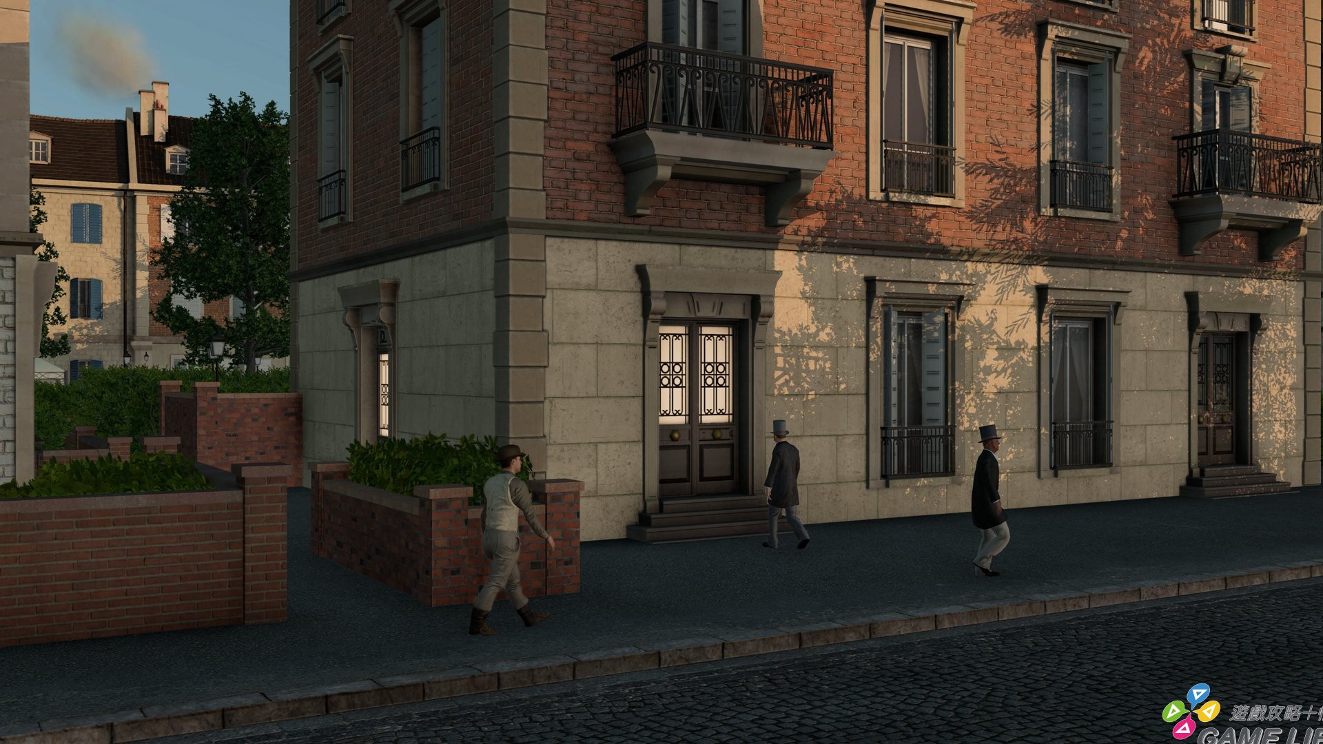 Baroque Sims on Sidewalk