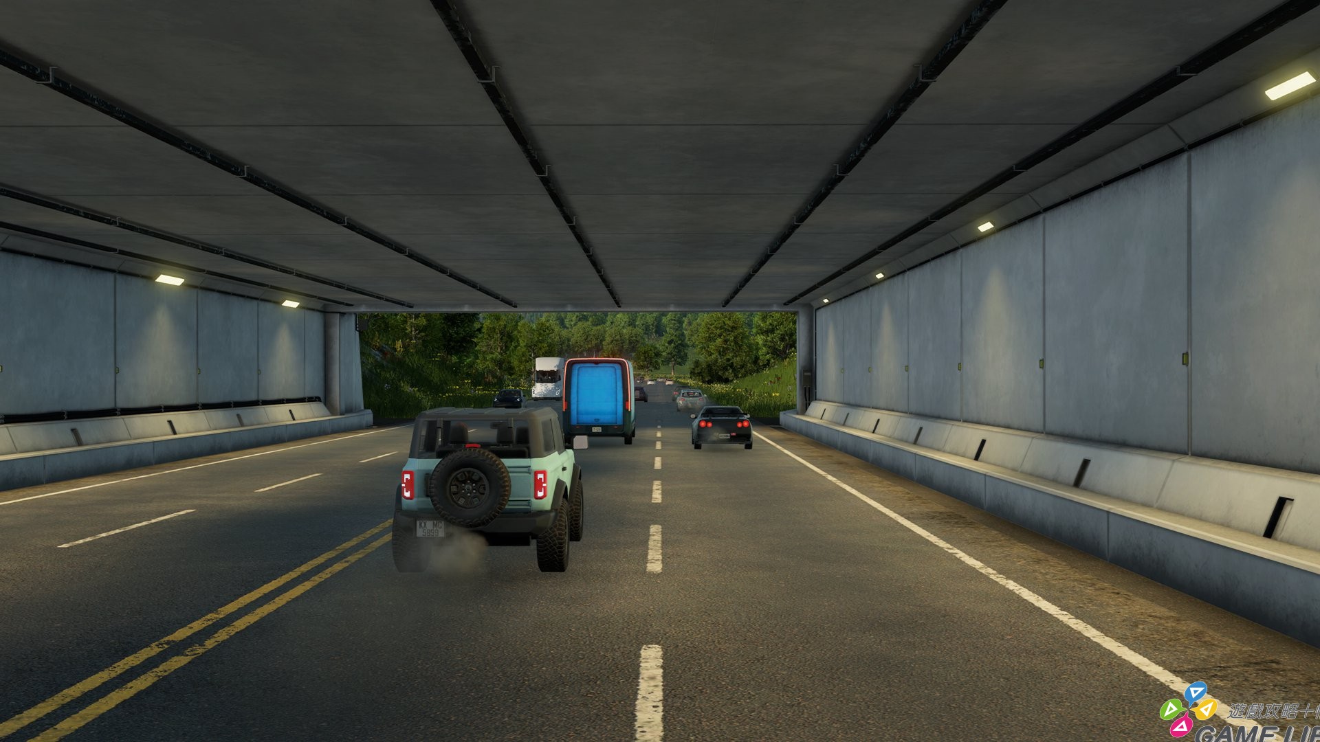 Cars in Tunnel