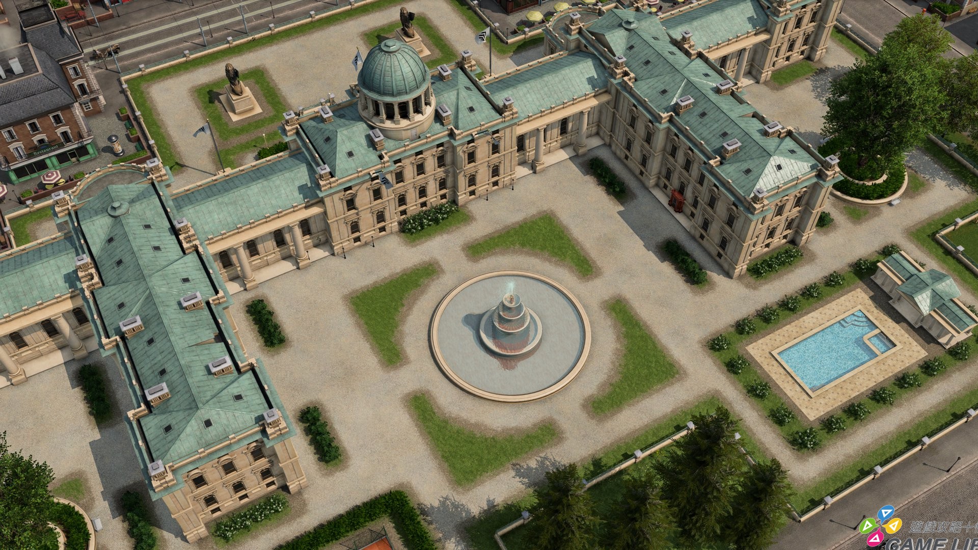 Company Headquarter TopDown
