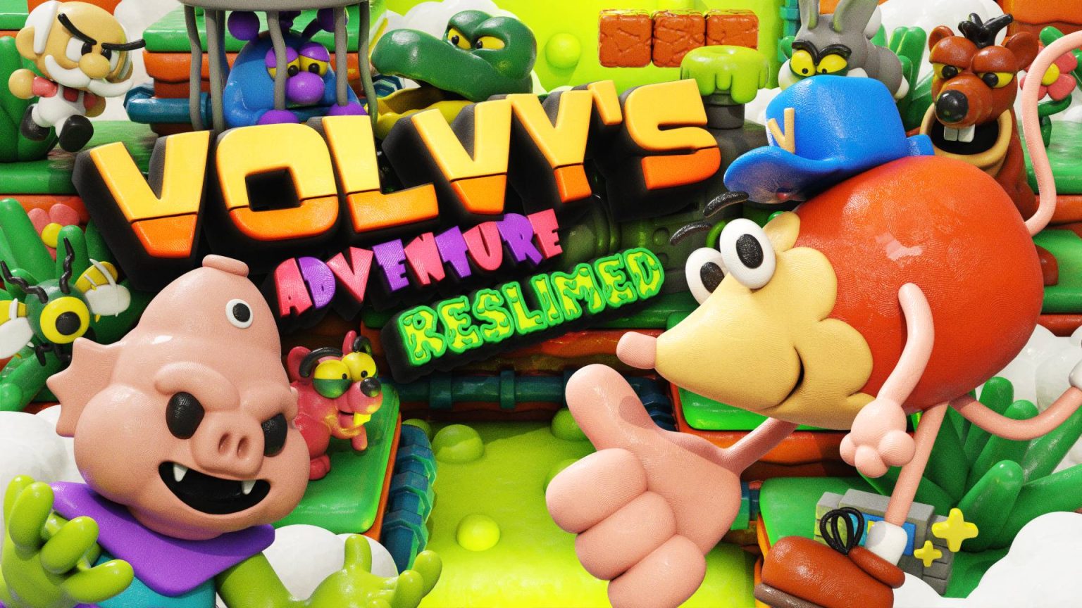 Devolver Digital 超人氣吉祥物動作平台遊戲《轉轉大冒險：合體強化 Volvy’s Adventure Reslimed》將於台灣時間 1120 強勢登陸 Steam！