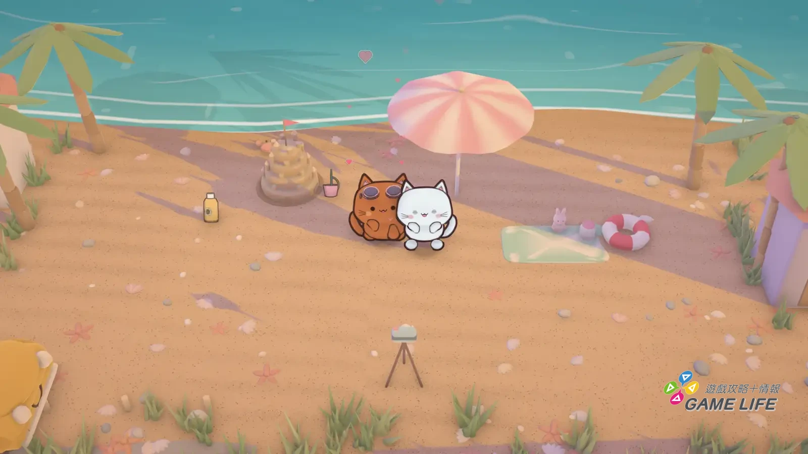 《Purrfect Together: Two Cozy Cats》Gugu 與 Mimi 在海邊合照