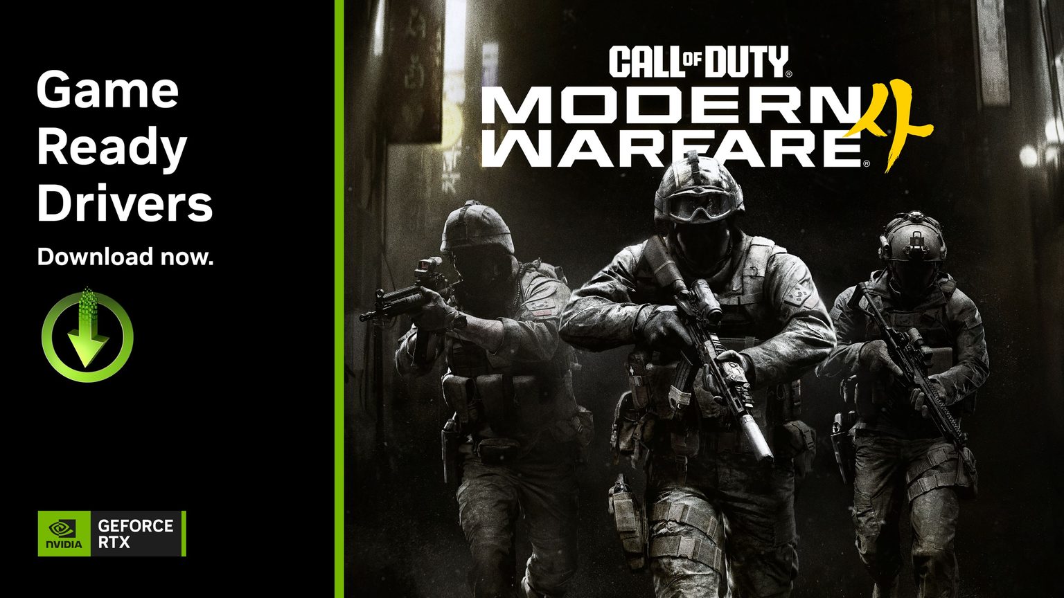 【NVIDIA 新聞照片】NVIDIA 發布全新 GeForce Game Ready 驅動，針對《決勝時刻：現代戰爭 4》、《龍族教義 2：黑暗再臨》等提供最佳化與多項強化。