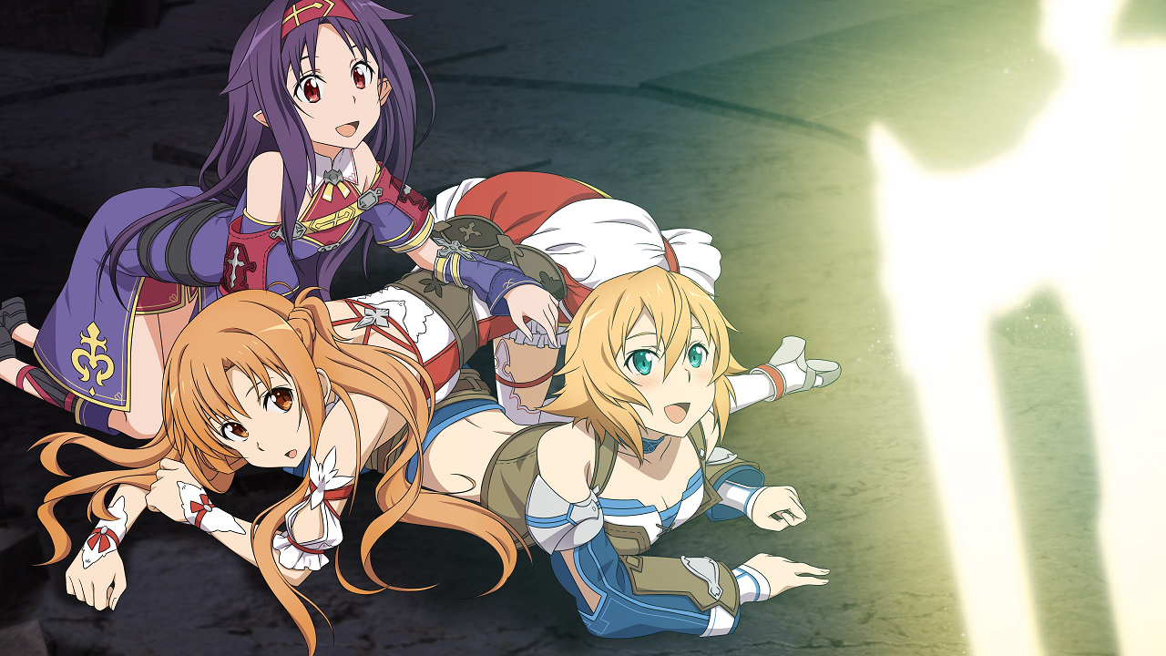 SAO4_01_Sub Epi_250_YUUKI, ASUNA and Philia were happy when got the sword.jpg