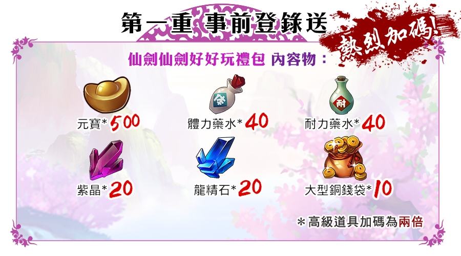 圖2_高級道具皆加碼為兩倍!讓玩家在遊戲上市後遊玩更遊刃有餘!.jpg.jpg