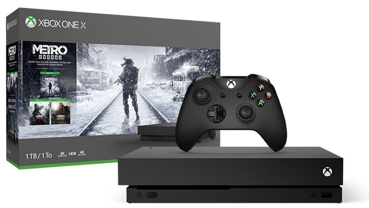 【圖一】「Xbox One X 1TB《戰慄深隧:流亡》Metro Saga 同捆組」2月22日全台上市,現.jpg